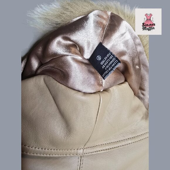 Terry Lewis Classic Luxuries Long 100% Leather and Faux Fur Trimmed Coat - Picture 7 of 16